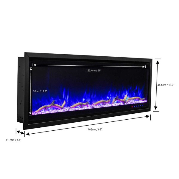 60 inch Smart Electric Fireplace